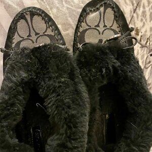Cozy Signature Coach Moccasins